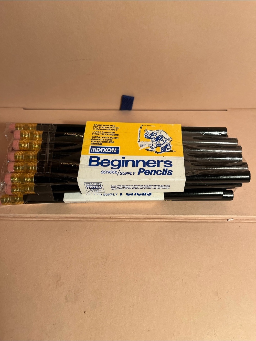 Dixon Beginners School Supply Pencils - Black with Pink Erasers (Pack) ✏️✏️✏️